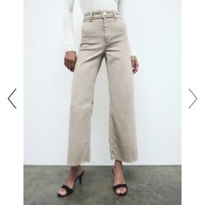 Zara high rise. The Marine Straight jeans